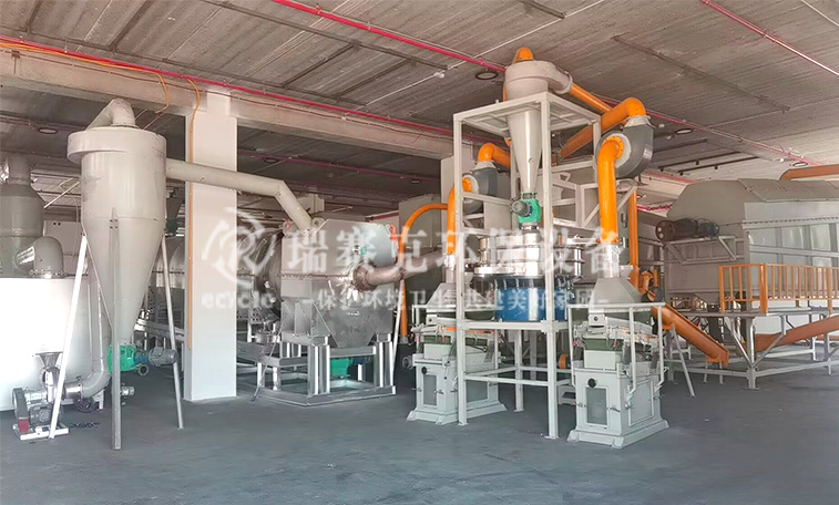 以色列鋰電池破碎拆解設(shè)備線(xiàn)完工現(xiàn)場(chǎng)